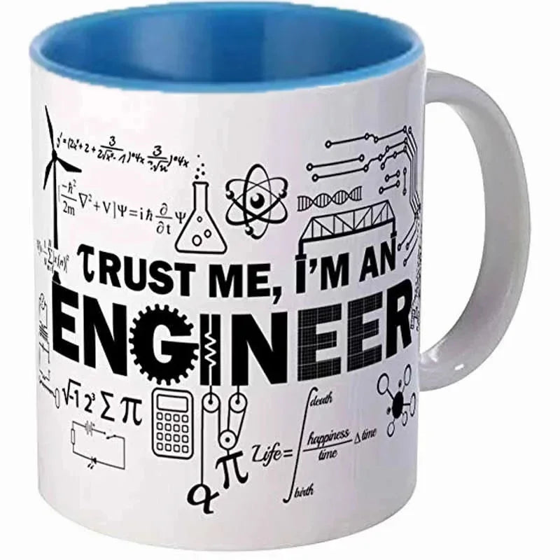 Engineer Cups Mechanic Coffee Mugs Scientific Technical Office Coworker Gifts Ceramic Coffeeware Tea Teaware Driver Drinkware