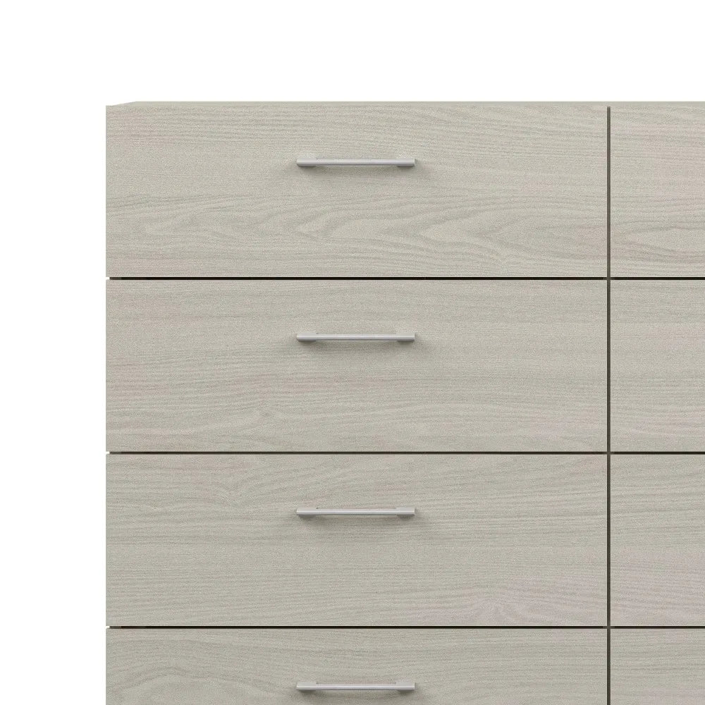 8-Drawer Dresser, Light Gray, dressers for bedroom ，Keep the drawers