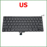 New Replacement Keyboard For Macbook Pro 13" A1278 Keyboard UK US RU DE PT CH SE HU NO DK KR Layout 2009 2010 2011 2012 Year