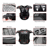 Youth child Motocross Motorcycle Gear Kids Youth Body Protector Vest Armor Jacket Chest Protection with elbow knee protection