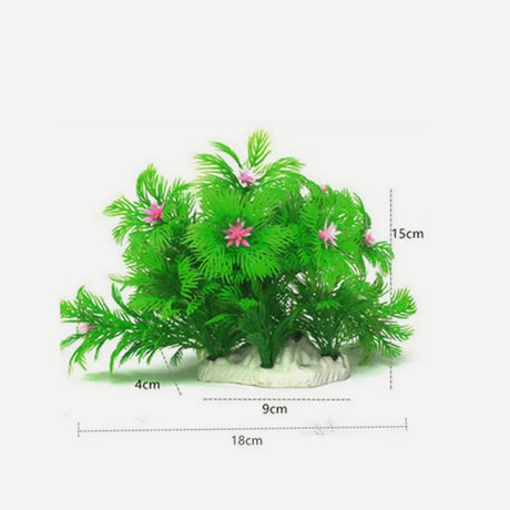 24-52cm Large Aquarium Plants Plastic Grass Fish Tank Decor Artificial Fake Water Plant Ornaments Aquarium Accessories