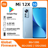 Xiaomi Mi 12x Android 5G Unlocked 6.28 inch 12GB RAM 256GB ROM All Colours in Good Condition Original used phone