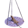 Reptile Hammock Hand Woven Strong Load-bearing Gecko Lizard Swing Toy Round Bearded Dragon Swing Hanging Bed Cage Accessories