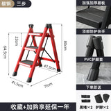 Indoor Climbing Kitchen Stool Multifunctional Ladder Chair Stable Load-bearing Ladder Stool Folding Storage Step Stool