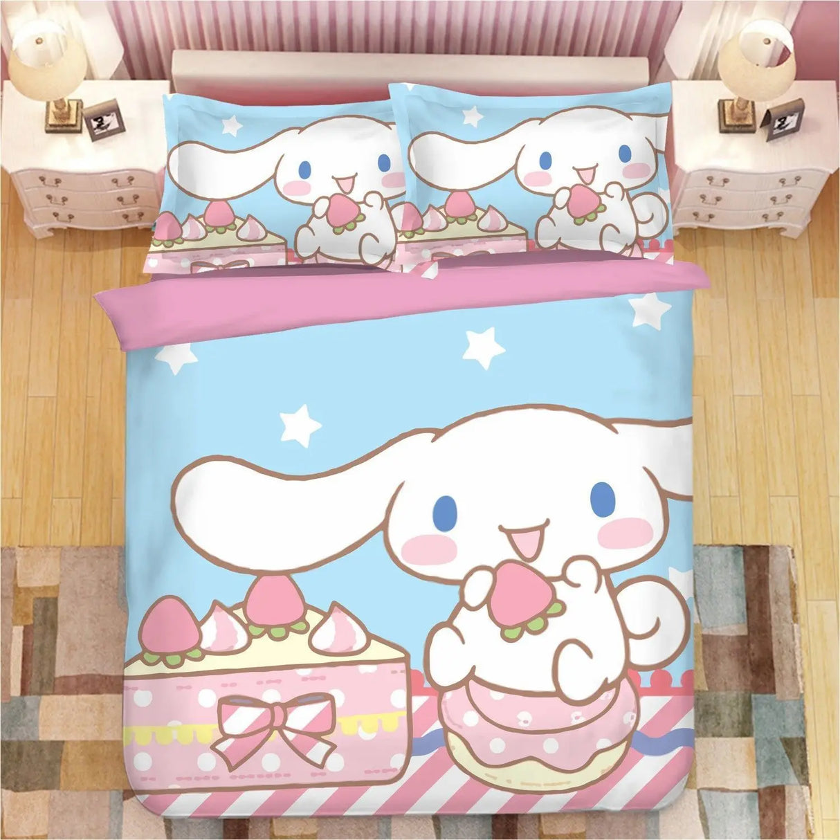 Keeppley Cinnamorolls Animation Derivatives Bedding Sets Australia /Europe/USA Full Queen King Size Quilt Duvet Cover