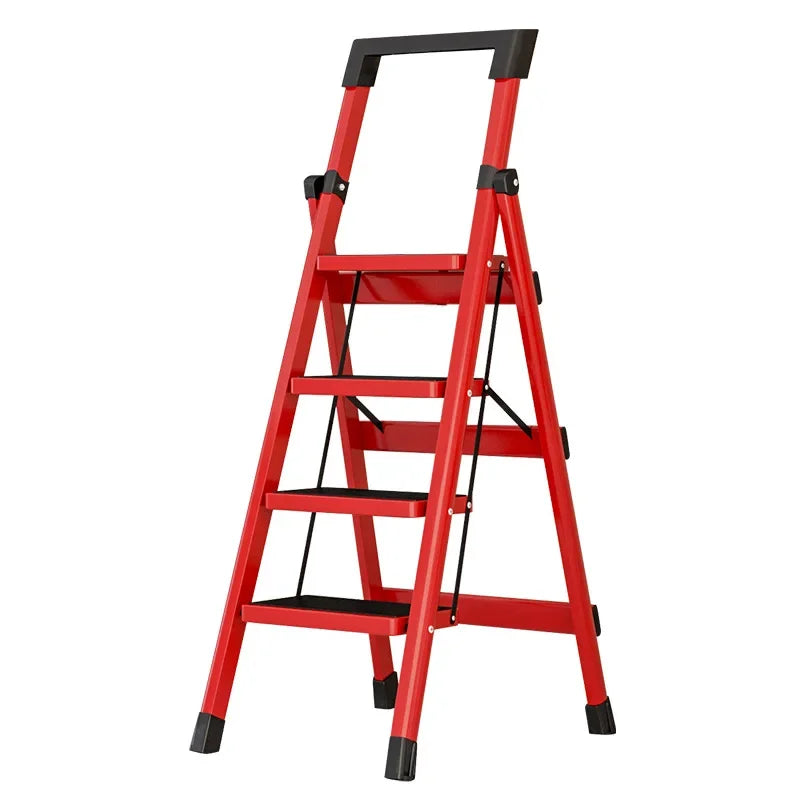 Folding Ladder Carbon Steel Protable Ladder Chair Strong Load-Bearing Kitchen Step Ladder Stool For Home Escada Step Ladders