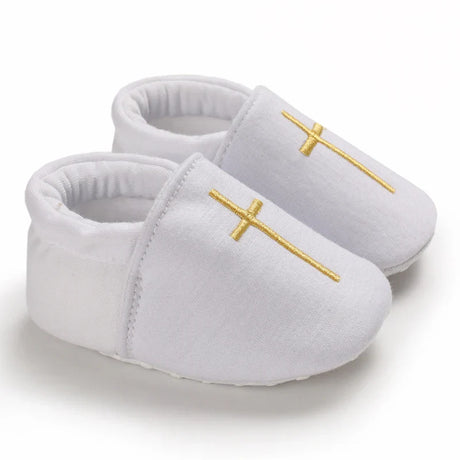 Newborn Baby Shoes Boy Girl Classical Sport Soft Sole PU Leather Multi-Color First Walker Casual Sneakers White Baptism Shoes