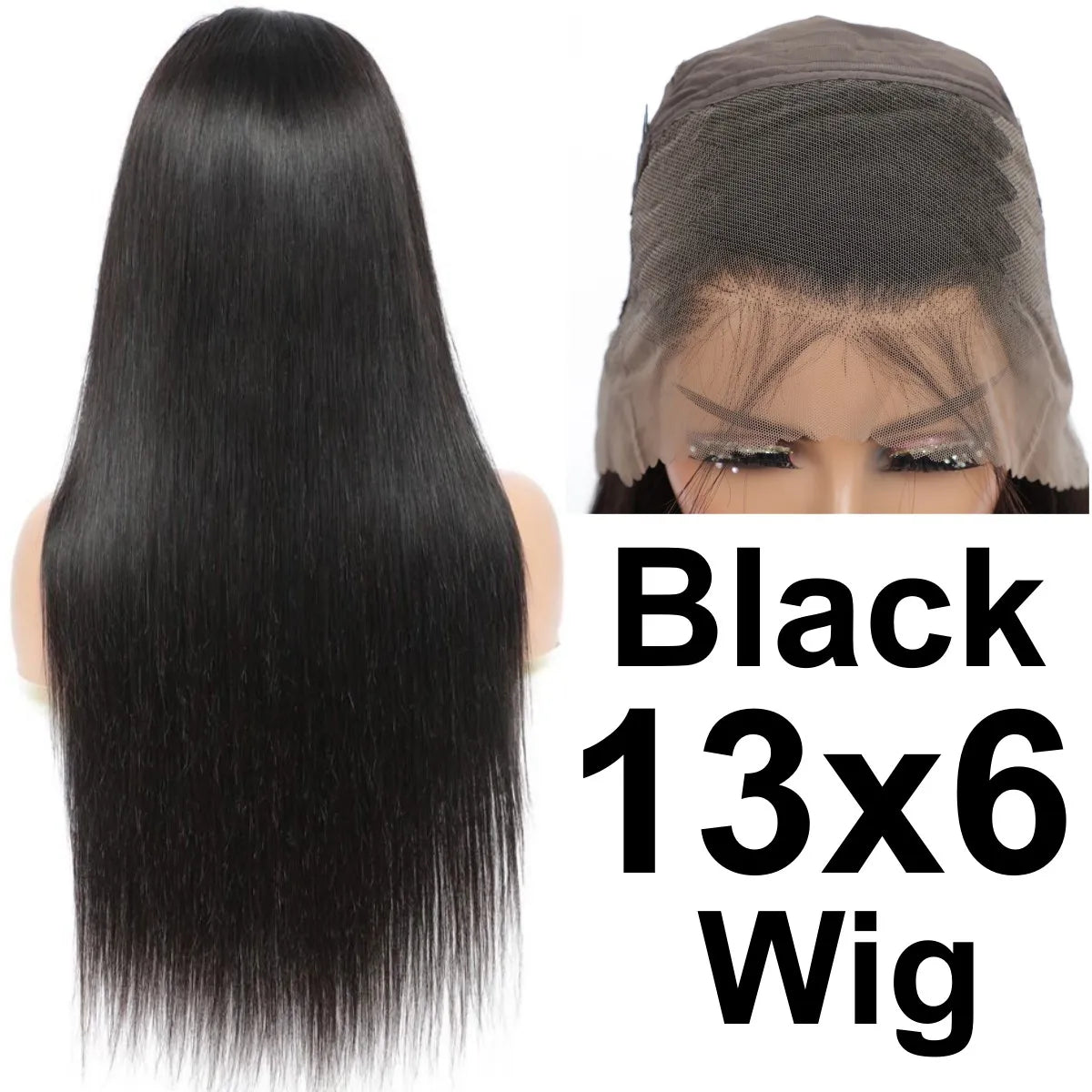 Remy 200 Density Transparent 13x6 HD Lace Frontal Wig Straight Lace Front Wigs Human Hair Ginger Orange Black Wig Witout Glue