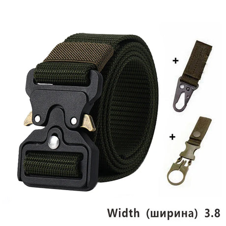 Mens belts Outdoor Hunting Canvas Belt For Men Multi-Function Buckle Nylon Belt Marine Corps Canvas belt for men