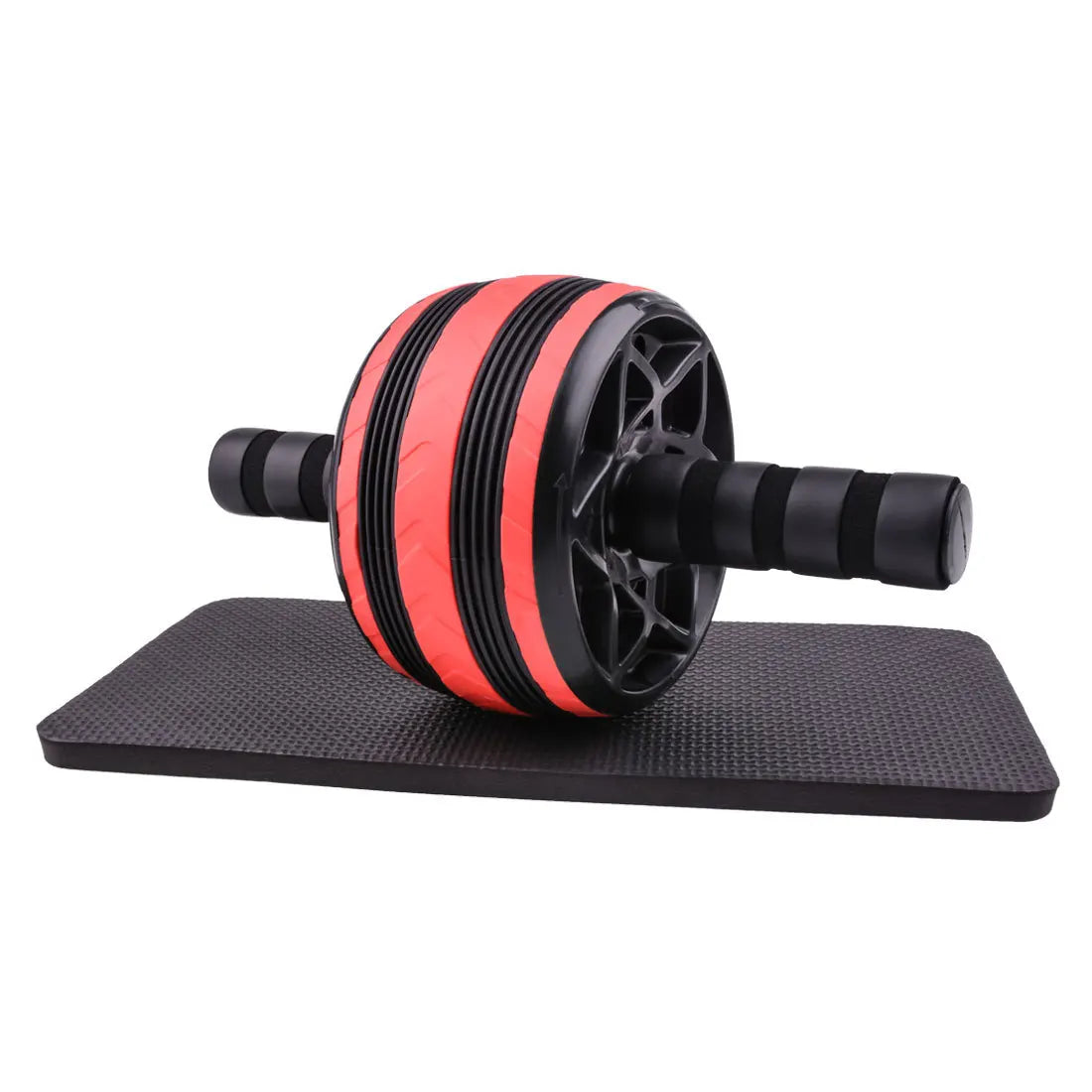 AB Roller Wheel Machine Abdominal Exercise Trainer Health And Fitness Workout Equipment For Home Gym With Mat Boxing Training