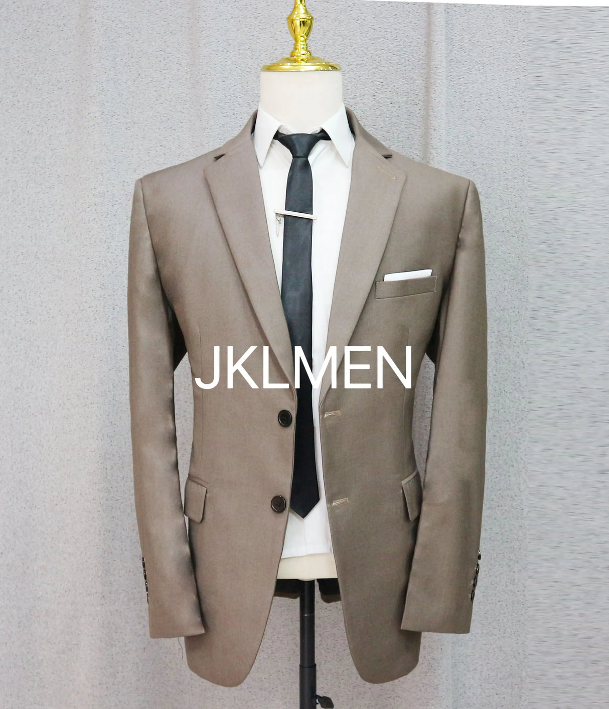 2023 Men's Suit   Handsome Casual 2 Piece Suit For Men Wedding Tuxedos Notched Lapel Groomsmen  Business  Prom Blazer