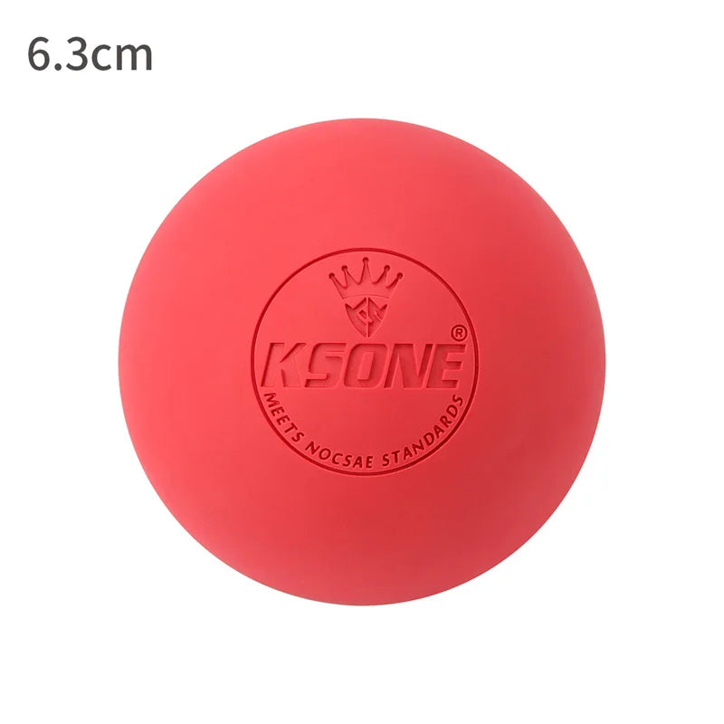 Rubber Fascia Massage Ball Yoga Fitness Muscle Relaxation Pain Relief Lacrosse Massage Ball Portable Physiotherapy Ball