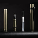 Hongdian M2 Mini Fountain Pen Black Forest Metaverse design 26# Nib School Office Supplies Writing Stationery Pocket pens gifts