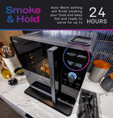 GE Profile Smart Indoor Smoker with Active Smoke Filtration, Precision Smoke Control, 5 Smoke Settings, WiFi Connected