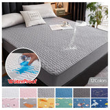 Waterproof Thicken Mattress Pad Protector Adjustable Fitted Sheets Bed Covers Anti-bacterial Pad for Bed 150x200 160x200 180x200