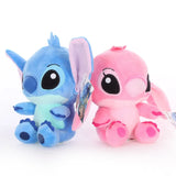 20cm Disney Anime Stitch Plush Stuffed Kawaii Toys TV Same Paragraph Role Pendant Doll Kids Birthday Gifts Couple Models