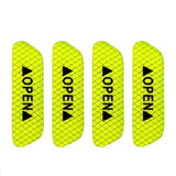 4PCS/set Car Door Stickers Universal Safety Warning Mark OPEN High Reflective Tape Auto Driving Safety Reflective Strips