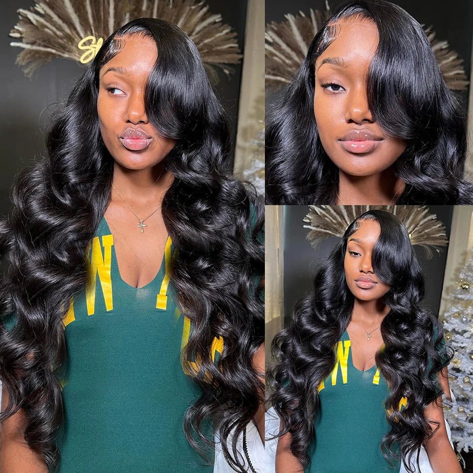 180% HD 13x6 Lace Front Human Hair Wigs 40 Inches Transparent Body Wave 5x5 Glueless Ready To Wear 13x4 Lace Frontal Wig