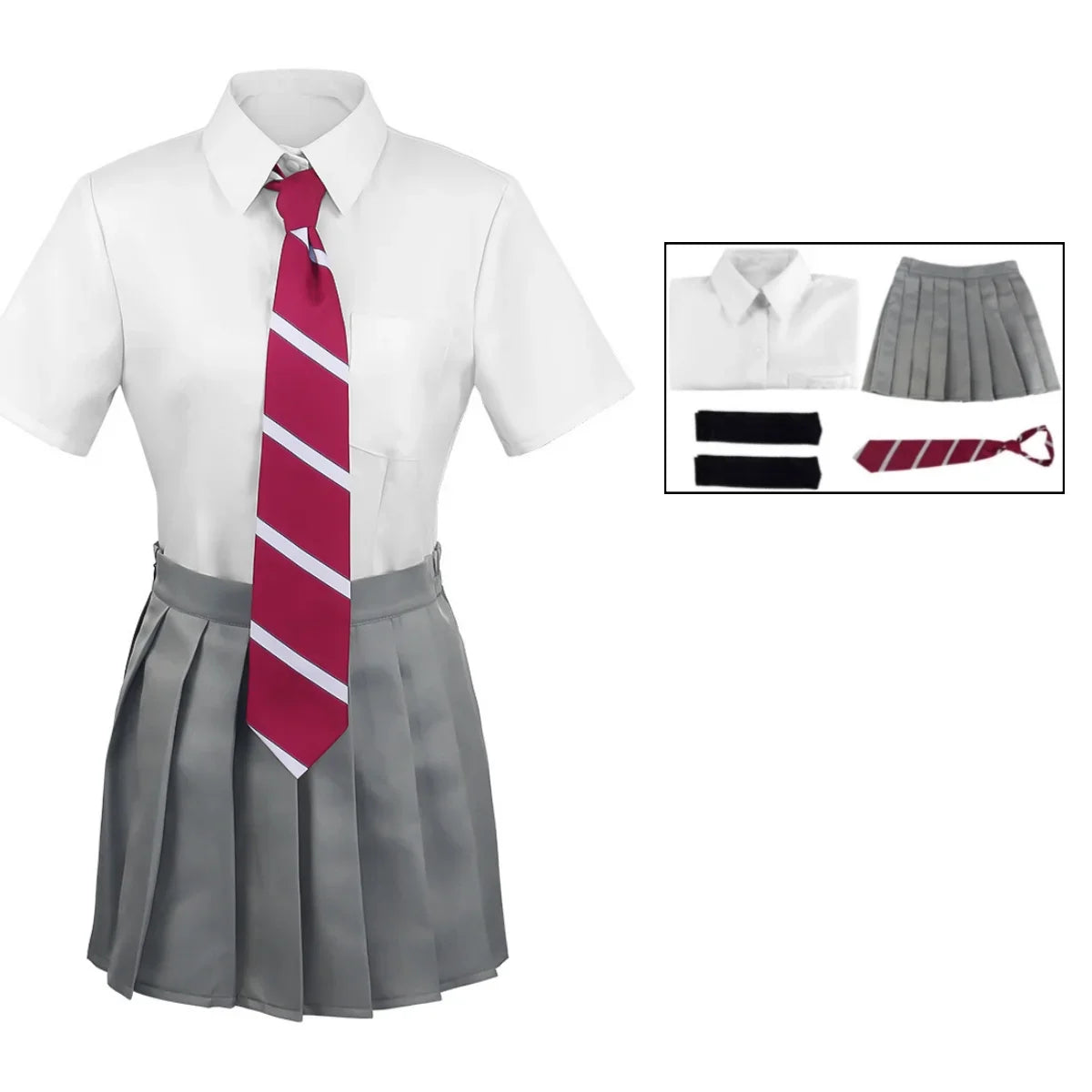 Anime Tokyo Revengers Tachibana Hinata Cosplay Costume White Shirt School Uniform JK Short Skirt Uniform Carnival Party Clothing