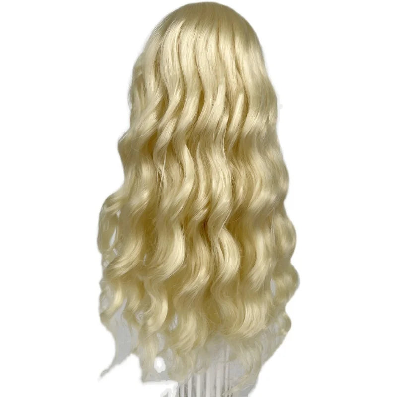 Sd/bjd Wig 1/3 1/4 1/6 High Temperature Silk Split Scalp Style Big Wave Various Colors In Stock