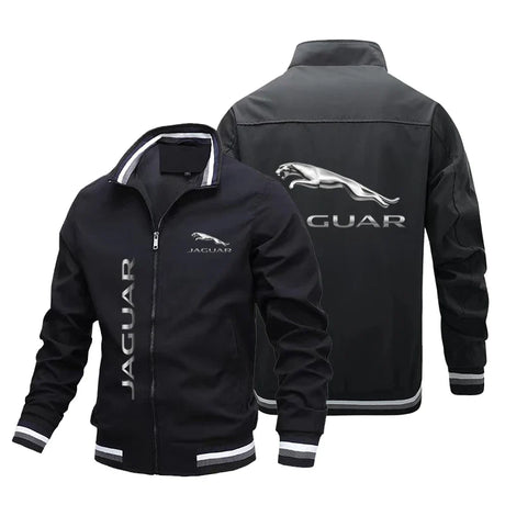 2023 New Trendy Jaguar Car Logo Men's Jacket Casual harajuku Slim Oversized Outdoor Sports Motorcycle Jacket Men Clothing Coats