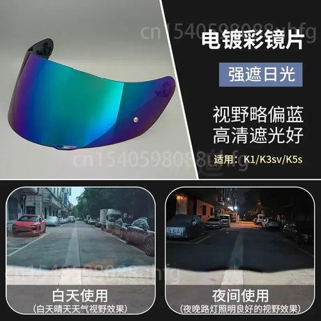 Motorcycle Helmet Visor for K1 K3SV K5 Moto Helmet Shield Accessories Motorcycle Anti-scratch Wind Shield