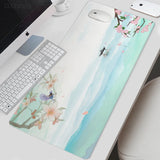 Mouse Pad Gaming Landscape Painting XL Home Custom Large Mousepad XXL Mechanical Keyboard Pad Office Office Accessories Mice Pad