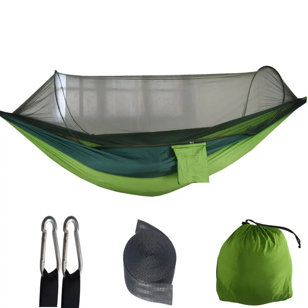 Automatic quick opening mosquito net hammock 250 * 120CM