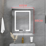 Metal Washbasin Bath Dressing Mirrors Bathroom Cabinet Storage Drawer Display Bath Mirror Wall Shelf Smart demist Room Furniture