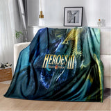 3D Heroes of Might and Magic Retro Game Soft Plush Blanket,Flannel Blanket Throw Blanket for Living Room Bedroom Bed Sofa Picnic