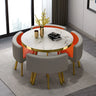 Luxury Reception Negotiation Table and 4 Chairs Round Table Office Conference Shop Visitor Desk Home Dining Tables Kitchen Mesa