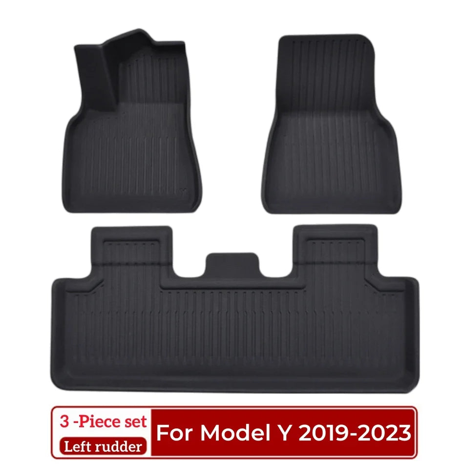 Model Y Model 3 Floor Mat 2017-2023 Luggage Mat Custom For Tesla Mat Trunk Mat 3D XPE All Weather Anti-Slip Set Floor Liner Mat