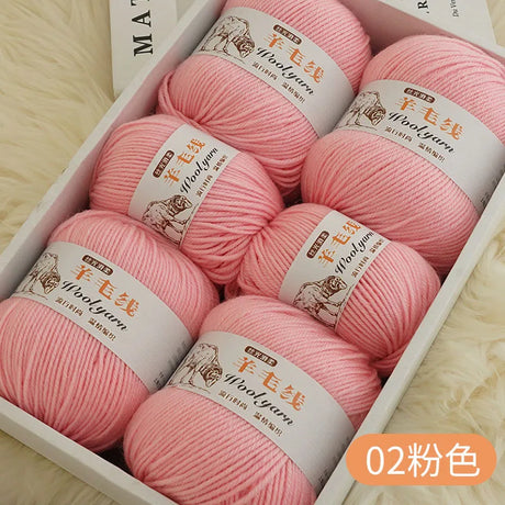 Top Quality Wool Blended Crochet Yarn Knitting Sweater Scarf Woollen Thread Thick Yarn 4ply 3pcs*100g=300grams Free shipping