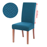 Dining chair Cover For Home Polar Fleece Fabric Chair Cover Stretch Slipcovers Seat Chair Covers Banquet Hotel Dining Room