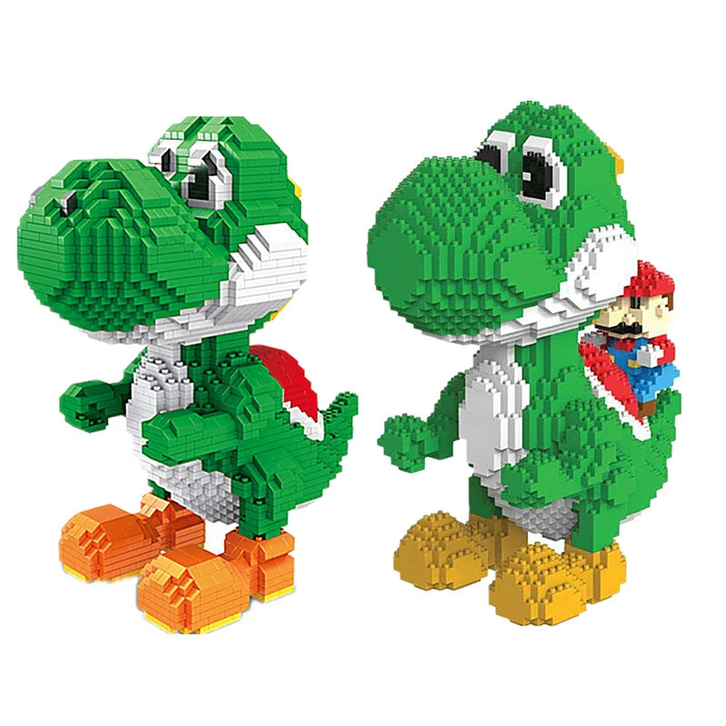 Fun Small Particle Building Blocks Yoshi Assembly Model DIY Educational Leisure Stress Relief Game Adult Children's Toys