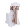 Wholesale 10/50pcs Satin Chair Bow Sashes Wedding Chair Knot Ribbon Ties For Party Event Hotel Banquet Supplies Home Decorations