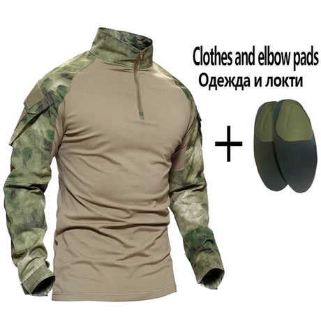 Airsoft Paintball Work Clothing Military Shooting Uniform Tactical Combat Camouflage Shirts Cargo Knee Pads Pants Army Suits