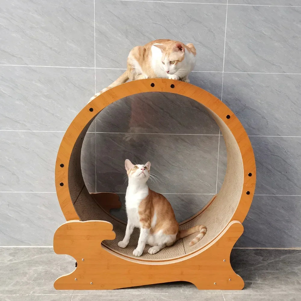 Cat Wheel Running Cat Claw Treadmill Brake Exercise Roller Silent Claw Board Can Be Replaced Pet Items