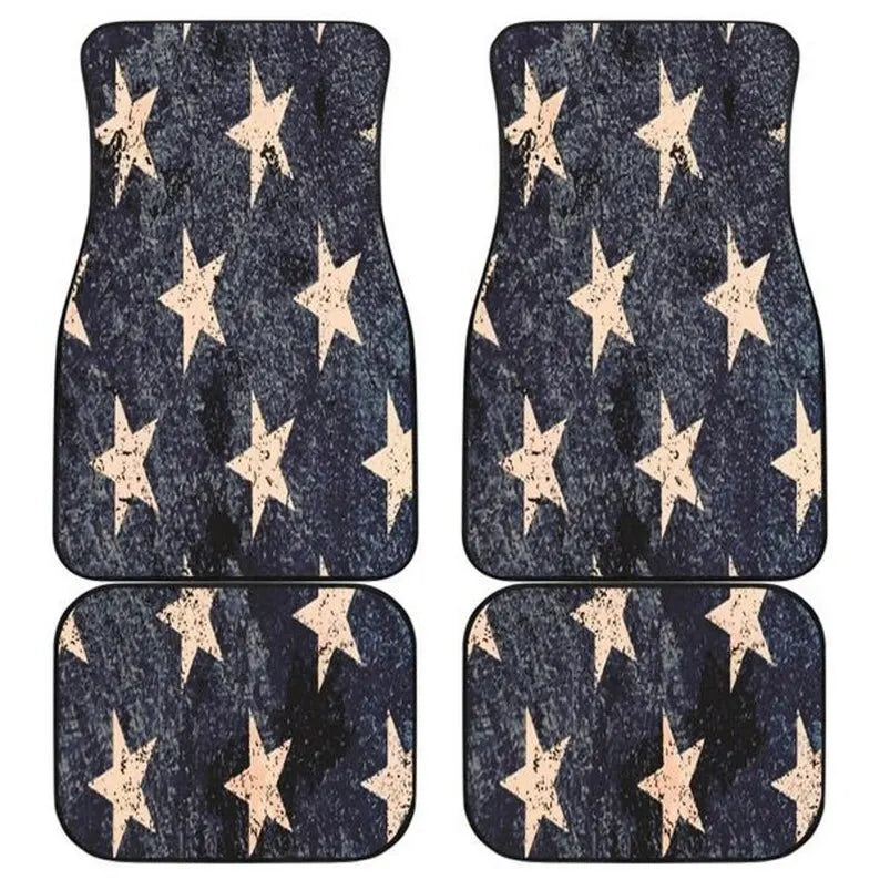 Custom Made Car Floor Mats Front & Rear Set Union Jack For Mini Cooper 2007-2023 R55 R56 R57 R60 R61 F54 F55 F56 F57 F60 Clubman