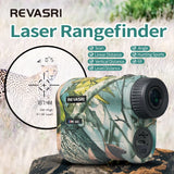 REVASRI Golf Laser Rangefinder 600M Rechargeable Battery,Slope and Flag Pole Lock Vibration for Golfing,Hunting,Survey