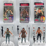 First Blood Ron Kim John J.R Rambo Action Figure Special Forces Soldier Avenger Sylvester Film Toys Joint Movable Doll