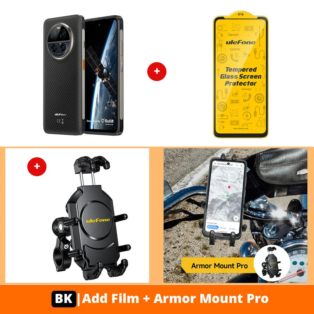 Ulefone Armor 23 Ultra 5G Rugged Phone Satellite Message 120W Smartphone 64MP Night Camera 24GB+512GB NFC Android 13Mobile Phone