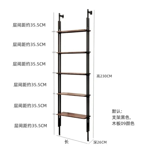 Modern Design Bookcase Accessories Indoor Creative Bedroom Magazine Rack Organizer Organizer Scrivania Industrial Furniture