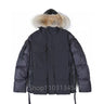 Winter Mens Canadian CG Standard Expedtions Parka Goose Down Jacket Warm Outerwear Coat Windproof Hood Big Real Coyote Fur