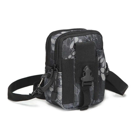 Camouflage Belt Zipper Waist Pack Men's Casual Bag Travel Purse Tactical Outdoor Fishing Running Sports Mobile Phone Fanny Pack