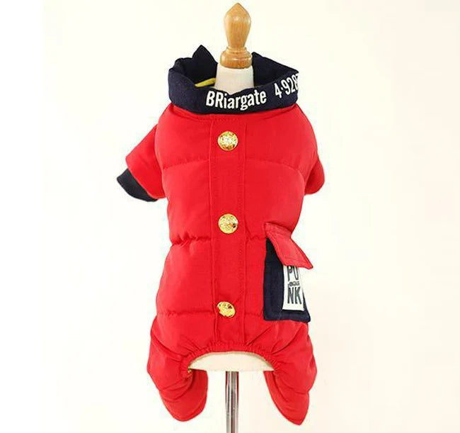 Thicken Warm Coat Jacket, Pet Winter Clothes, Dog Apparel, Small Dog Costume, Yorkshire, Pomeranian, Poodle, Puppy Clothing