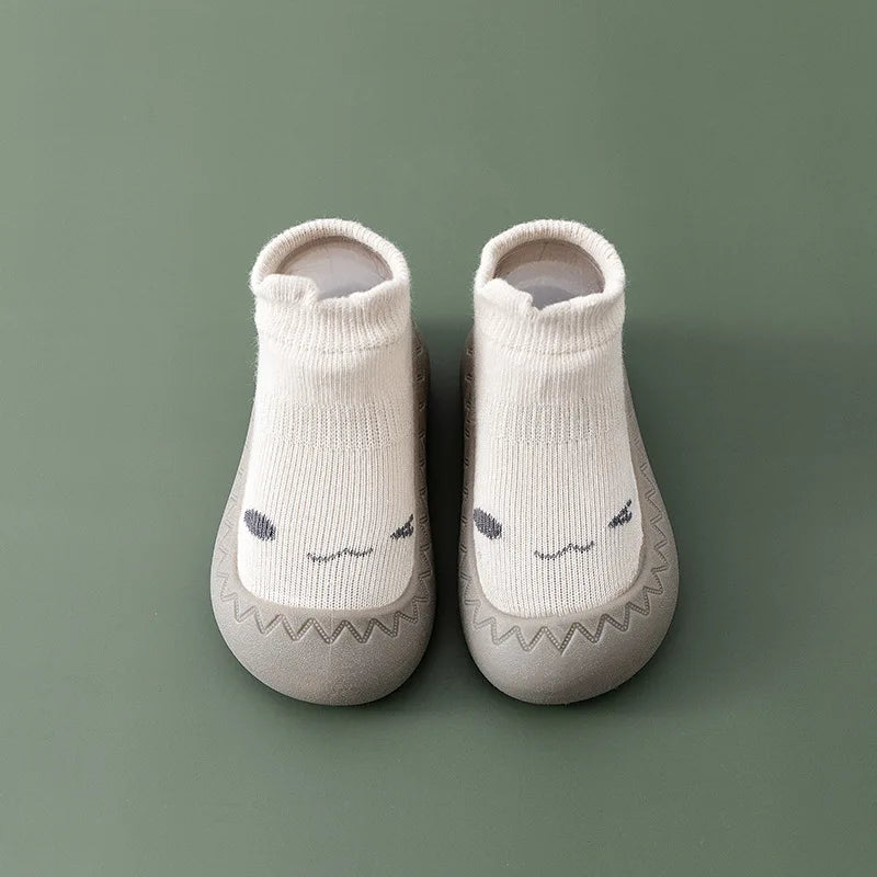 Baby Socks Shoes Infant Cute Cartoon Kids Boy Shoes Soft Rubber Sole Child Floor Sneaker BeBe Booties Toddler Girls First Walker