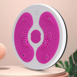 Twist Waist Disc Board with Pull Rope Waist Slimming Balance Rotating Disc Massage Foot Sole Fitness Equipment