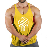 2021 Gym clothing cotton singlets Men's Undershirt bodybuilding tank top men fitness shirt muscle guys sleeveless vest Tank tops