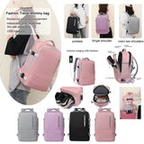 Unisex Casual Bag Multi-Pockets Large Luggage Bag with Shoes Pocket Waterproof Oxford Cloth Solid Color Business Trip Travel Bag